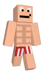 peach orange and manhattan Minecraft skin — Classic model — first worn by Edenpi