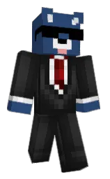 astronaut and cod gray Minecraft skin — Classic model — first worn by Franchubrunning