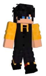 hit pink and cod gray Minecraft skin — Classic model — first worn by Yoshipeat