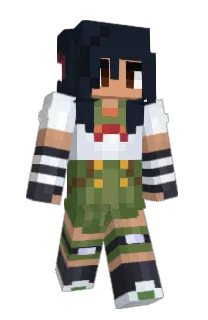 Front of ebiee's skin