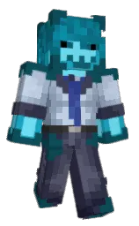 deep sea green and ebony clay Minecraft skin — Classic model
