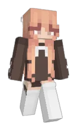 cupcake150's Minecraft skin wearing the 15th Anniversary cape