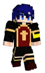 Gt_Draco367's Minecraft skin wearing the Purple Heart cape