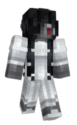 iron and porcelain Minecraft skin — Classic model — first worn by ThatOneLycan