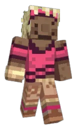 leather and wine berry Minecraft skin — Classic model — first worn by gooberthed