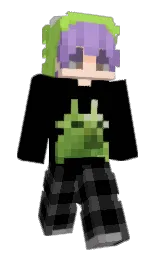 LogicTank's Minecraft skin wearing the 15th Anniversary cape