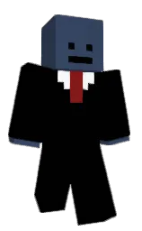 pickled bluewood and black Minecraft skin — Classic model