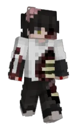 silver and alto Minecraft skin — Slim model — first worn by vctorr
