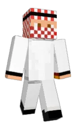 white and alabaster Minecraft skin — Classic model