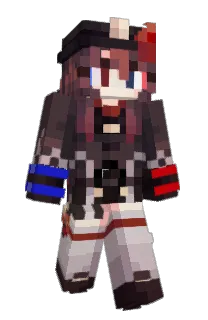 Front of Dxstor's skin