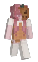pampas and pearl bush Minecraft skin — Slim model