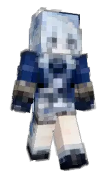 ZhangXirui's Minecraft skin wearing the Purple Heart cape