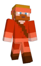 grenadier and persimmon Minecraft skin — Classic model — first worn by kitkatkid1976