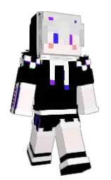 black and chablis Minecraft skin — Slim model