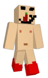 new orleans and red Minecraft skin — Classic model — first worn by Vexoscity