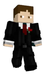 black and pancho Minecraft skin — Slim model
