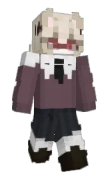 righles's Minecraft skin wearing the Purple Heart cape
