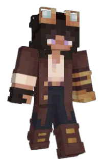 Front of Doggertie's skin