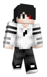 shark and white Minecraft skin — Classic model — first worn by Reverteed