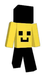 bright sun and black Minecraft skin — Classic model — first worn by ol_s
