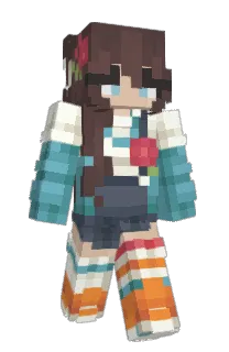 Front of Caketea's skin