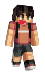 NoLatency's Minecraft skin wearing the Migrator cape