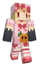 pastel pink and oasis Minecraft skin — Classic model