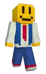 ripe lemon and periglacial blue Minecraft skin — Slim model — first worn by JazzJackrabbit2