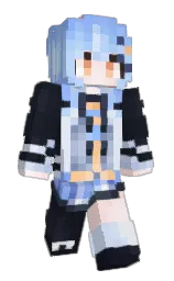 WhyUseVape's Minecraft skin wearing the Vanilla cape