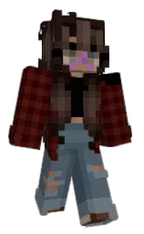rebel and night rider Minecraft skin — Slim model — first worn by cr1b3