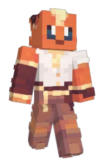 Front of FloofyFlame's skin