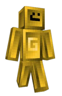 Front of GoldZander's skin