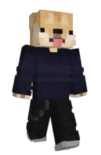 Front of Fredigit's skin