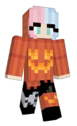 Pikachu190's Minecraft skin wearing the Cherry Blossom cape