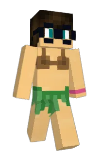 Front of Rheiley's skin