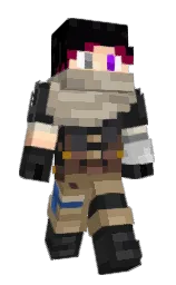 shark and black Minecraft skin — Classic model — first worn by Akenari