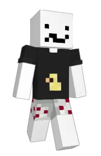 Front of stakester's skin