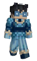 black and calypso Minecraft skin — Slim model