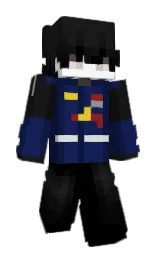 Adr1xh's Minecraft skin wearing the Twisted cape