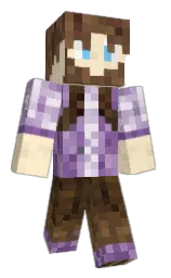 Lilac_Lich's Minecraft skin wearing the Mojang Office cape
