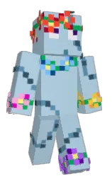 ziggurat and hippie blue Minecraft skin — Classic model — first worn by thesparetire