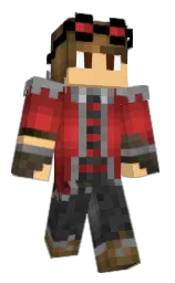 ZDante's Minecraft skin wearing the Migrator cape