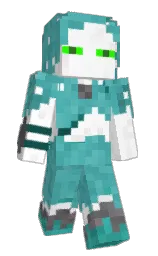 white and ebb Minecraft skin — Slim model