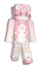 pig pink and chantilly Minecraft skin — Slim model