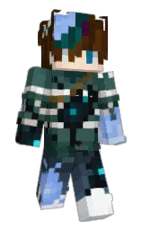Crafty_17's Minecraft skin wearing the Twisted cape