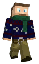 BunnyOnHaaze's Minecraft skin wearing the Pan cape