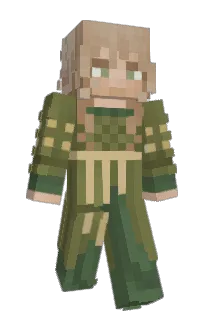 Front of Exaviary's skin