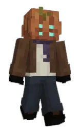 FintrisOrchid's Minecraft skin wearing the Mojang Office cape