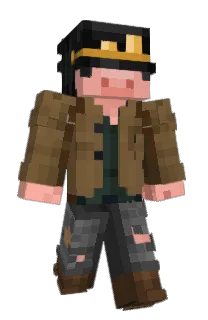 Front of DragonFlux's skin