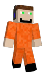 cashmere and black Minecraft skin — Classic model